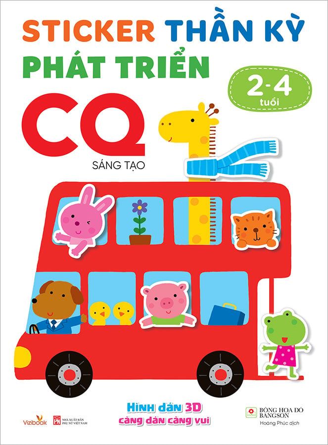 Sticker Thần Kỳ Phát Triển CQ Sáng Tạo 2-4 Tuổi