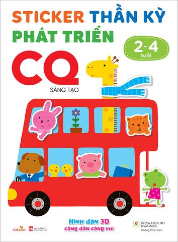 Sticker Thần Kỳ Phát Triển CQ Sáng Tạo 2-4 Tuổi