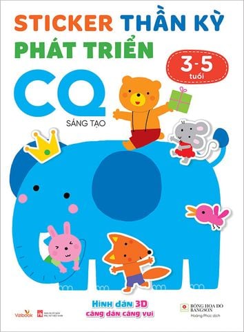 Sticker Thần Kỳ Phát Triển CQ Sáng Tạo 3-5 Tuổi