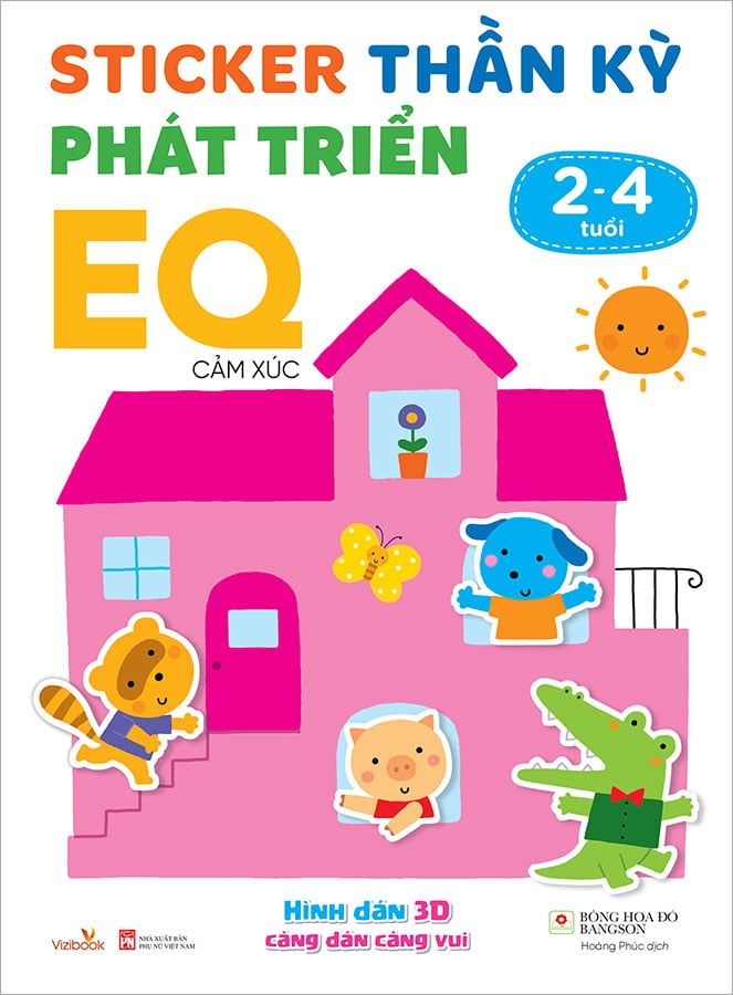Sticker Thần Kỳ Phát Triển EQ Cảm Xúc 2-4 Tuổi