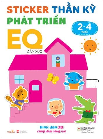 Sticker Thần Kỳ Phát Triển EQ Cảm Xúc 2-4 Tuổi