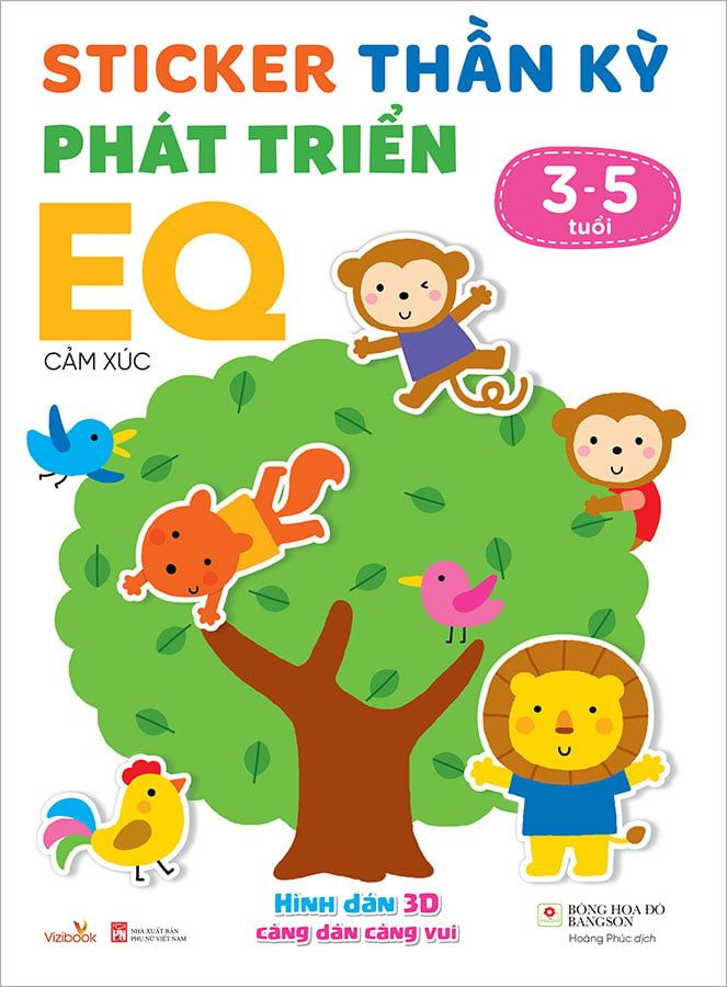 Sticker Thần Kỳ Phát Triển EQ Cảm Xúc 3-5 Tuổi