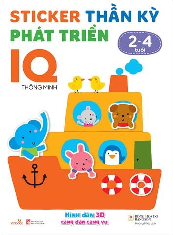 Sticker Thần Kỳ Phát Triển IQ Thông Minh 2-4 Tuổi