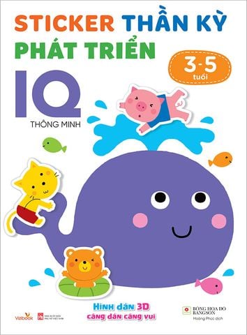Sticker Thần Kỳ Phát Triển IQ Thông Minh 3-5 Tuổi