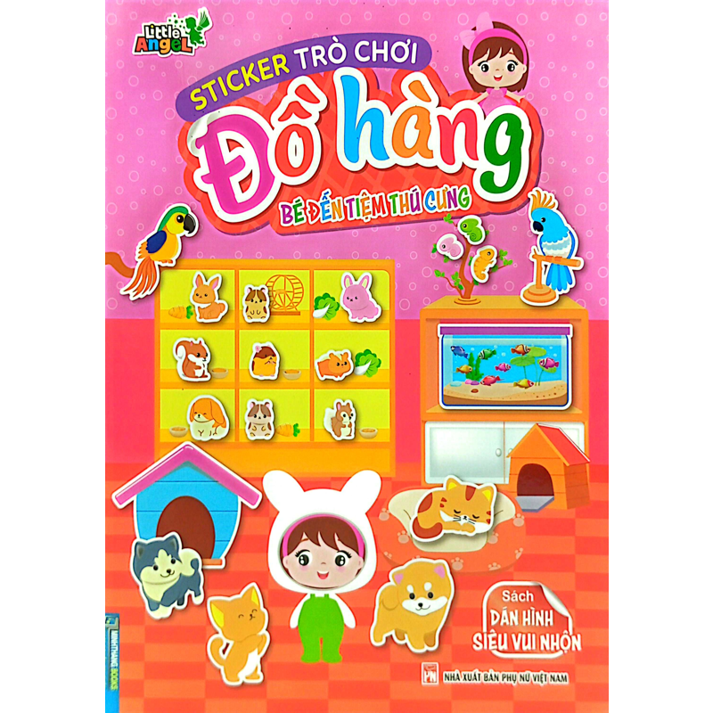 Sticker Trò Chơi Đồ Hàng - Bé Đến Tiệm Thú Cưng