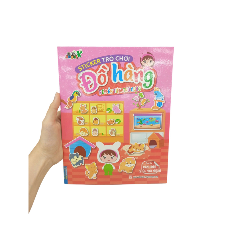 Sticker Trò Chơi Đồ Hàng - Bé Đến Tiệm Thú Cưng