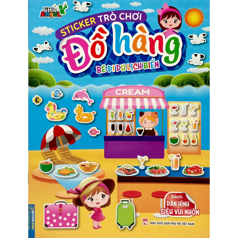 Sticker Trò Chơi Đồ Hàng - Bé Đi Du Lịch Biển