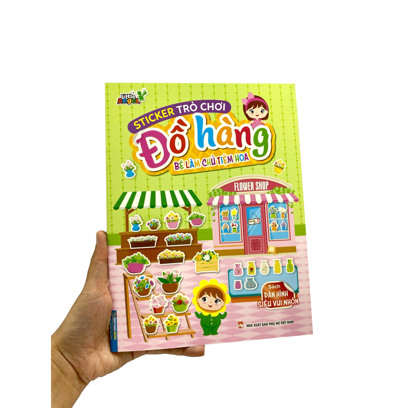Sticker Trò Chơi Đồ Hàng - Bé Làm Chủ Tiệm Hoa