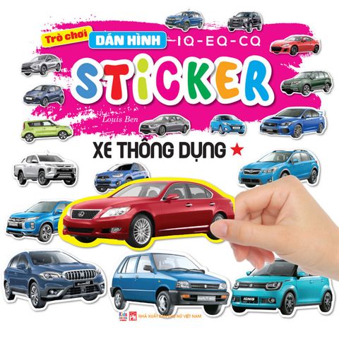 Trò Chơi Dán Hình IQ-EQ-CQ - Sticker Xe Thông Dụng - Tập 1