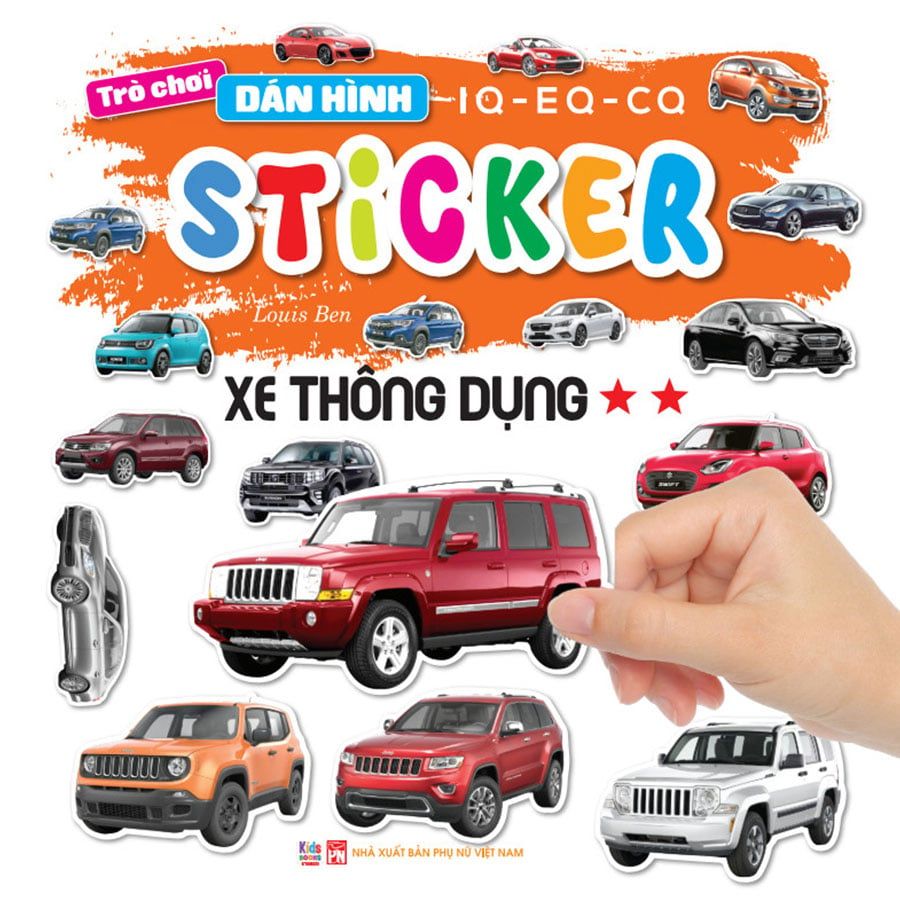 Trò Chơi Dán Hình IQ-EQ-CQ - Sticker Xe Thông Dụng - Tập 2