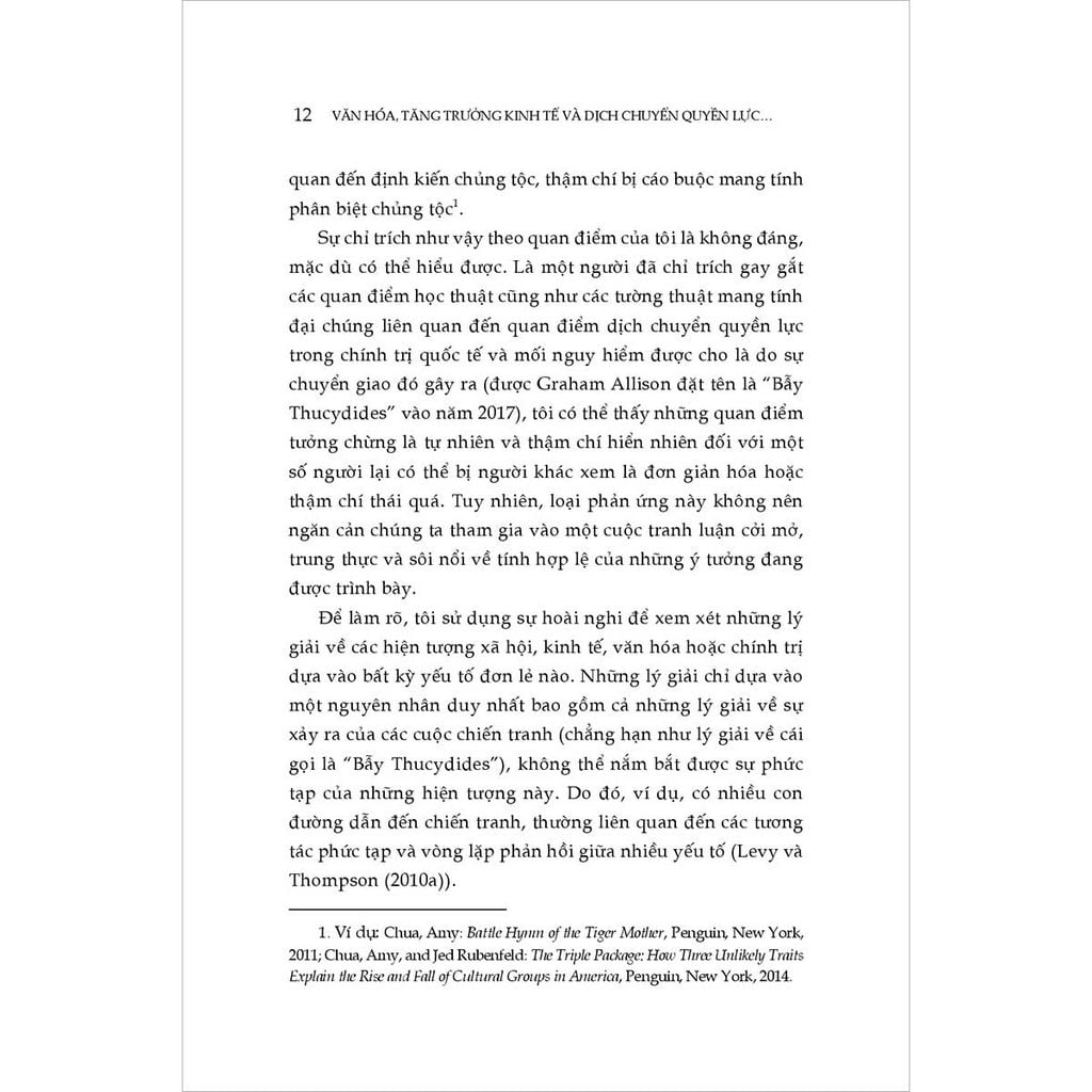 Văn Hóa, Tăng Trưởng Kinh Tế Và Dịch Chuyển Quyền Lực Giữa Các Quốc Gia: Sự Cạnh Tranh Giữa Hoa Kỳ Và Trung Quốc