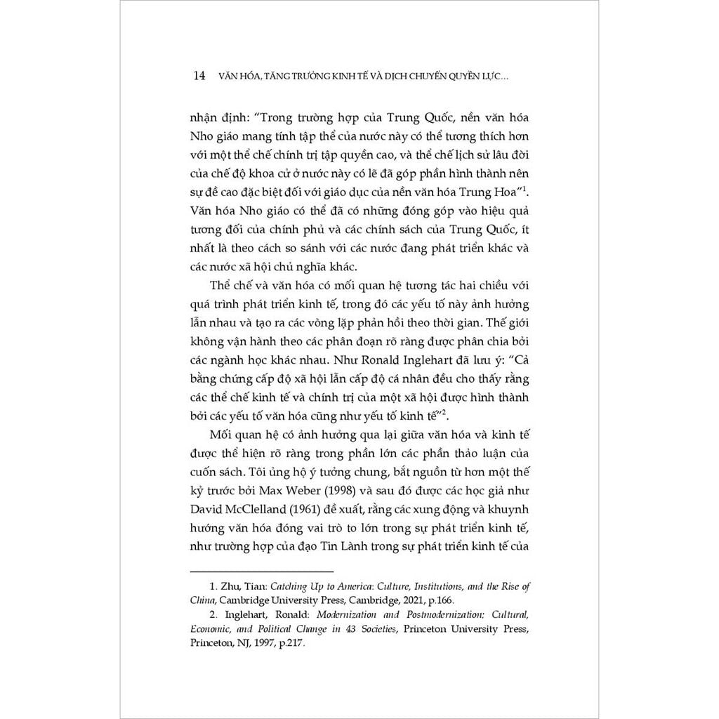 Văn Hóa, Tăng Trưởng Kinh Tế Và Dịch Chuyển Quyền Lực Giữa Các Quốc Gia: Sự Cạnh Tranh Giữa Hoa Kỳ Và Trung Quốc