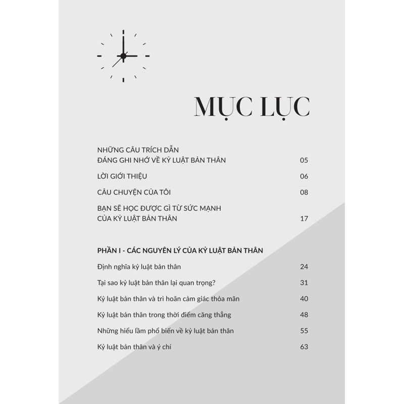 Sức Mạnh Của Kỷ Luật Bản Thân