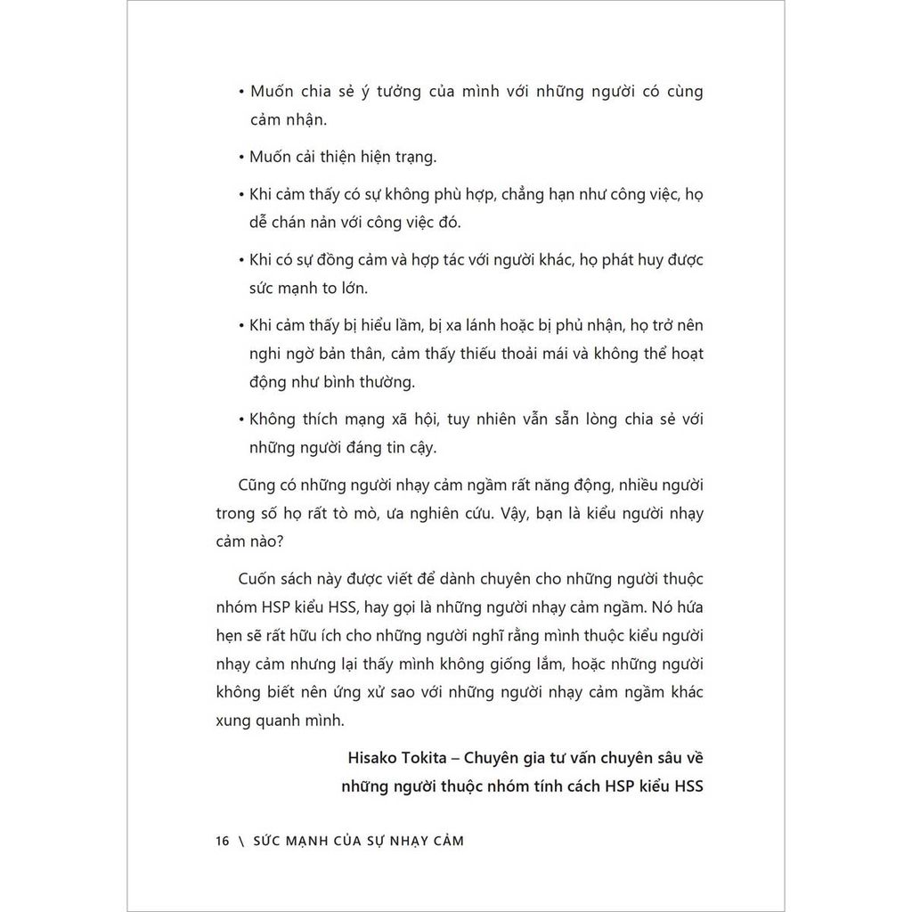 Sức Mạnh Của Sự Nhạy Cảm