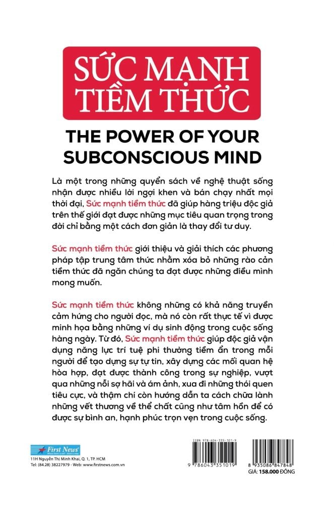 Sức Mạnh Tiềm Thức (Tái Bản Năm 2019)
