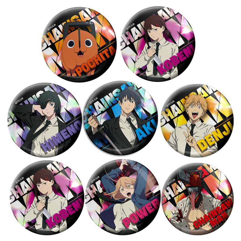 Sunrisepop Huy Hiệu Chainsaw Man CMAC024 (Giao Mẫu Ngẫu Nhiên)