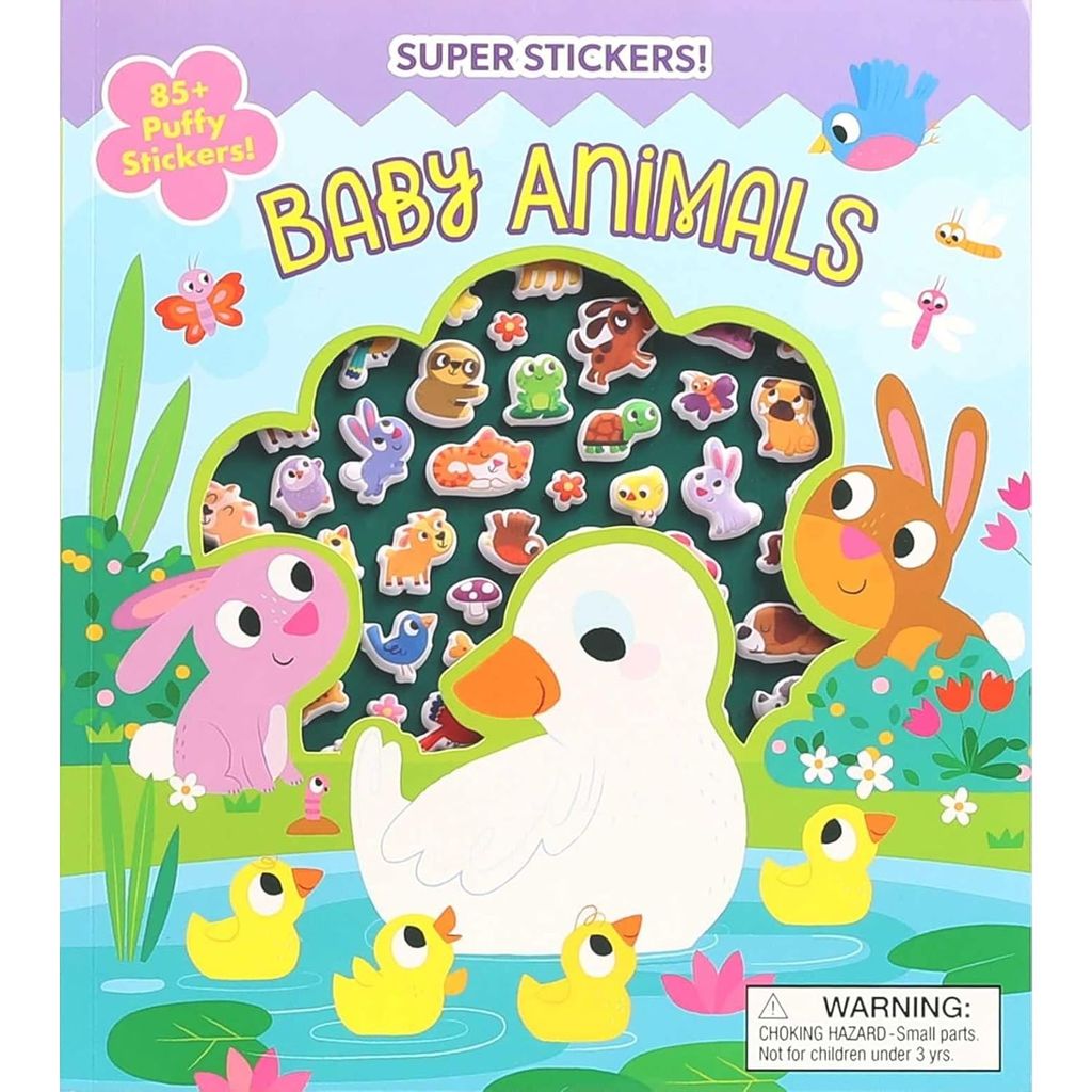 Super Puffy Stickers!: Baby Animals