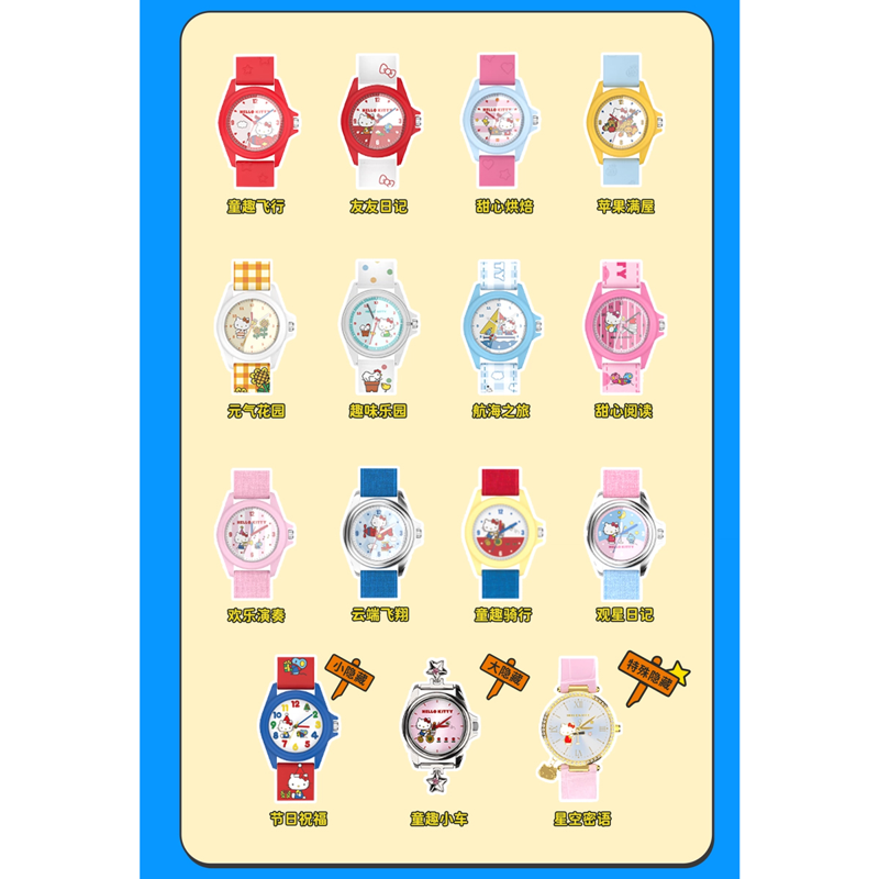 Moetch - Đồ Chơi Sưu Tầm - Hello Kitty - Childhood Fun Time Series MA07 (Giao Mẫu Ngẫu Nhiên)