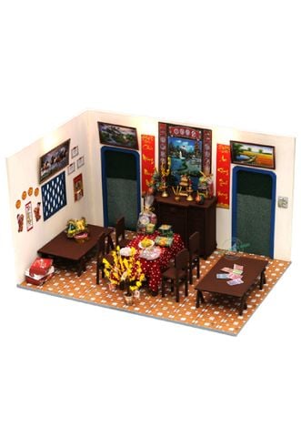 Mô Hình Tết Sài Gòn Xưa Tí Hon - Tết Sum Vầy - TX06