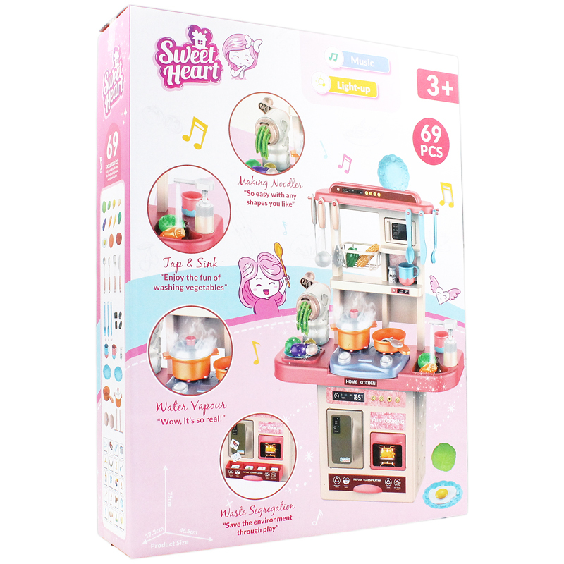 Sweet Heart Bộ Nhà Bếp Khổng Lồ 69 Chi Tiết Sh0120 (Vta)