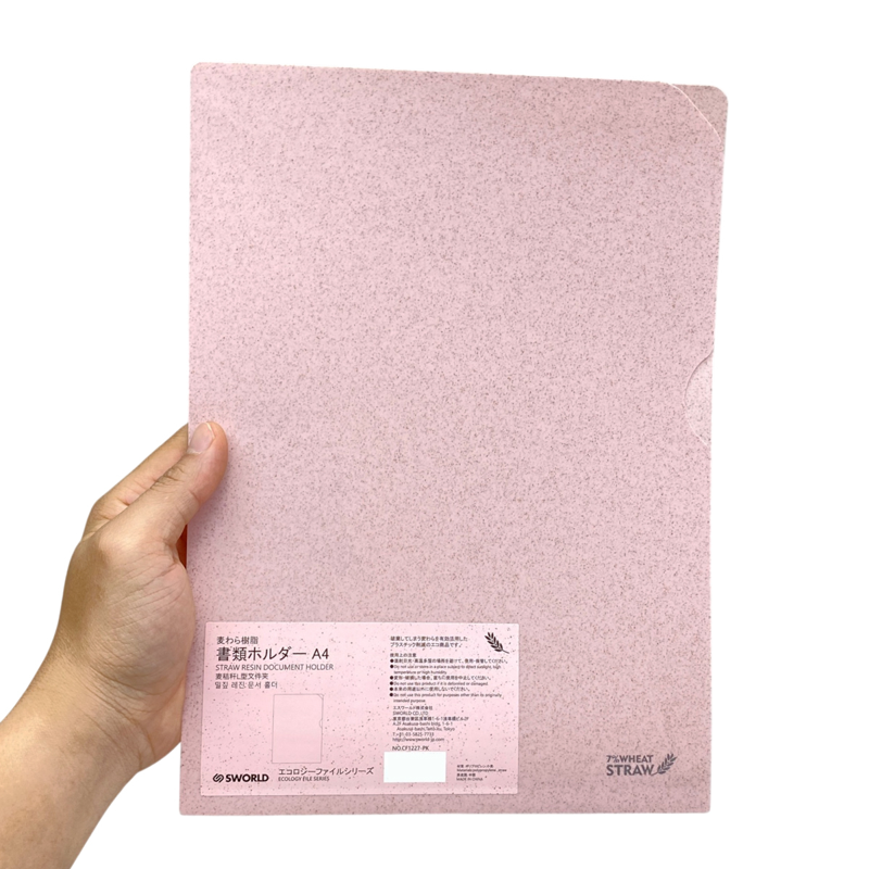 Sworld Bìa Lá Eco A4 CF1227 - Pink