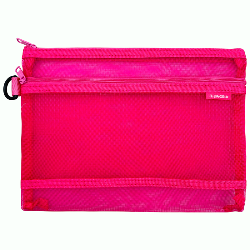 Sworld Túi Lưới CB3440-RD A5 250*180mm - Red (Giao mẫu ngẫu nhiên)