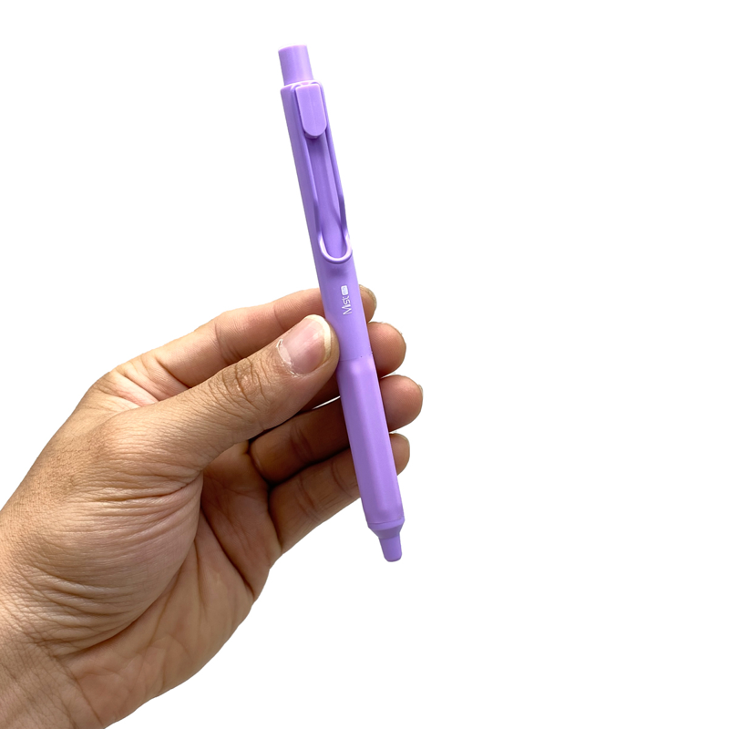 Sworld Viết Gel Đen Ink Pen ST6427A Purple