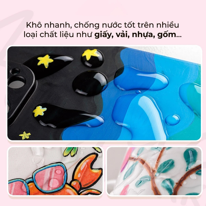 Hộp 48 Bút Lông Màu Colokit Acrylic 1 Đầu Brush ACM-C023