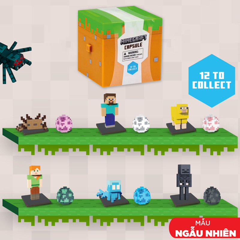 Minecraft Pmi Mô Hình Bí Ẩn Minecraft Nhiều Vật Phẩm MC9018 (Giao Mẫu Ngẫu Nhiên)