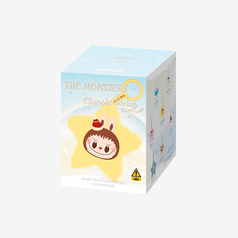 Pop Mart - Mô Hình The Monsters Classic Series-Sparkly Plush Pendant (Giao mẫu ngẫu nhiên)