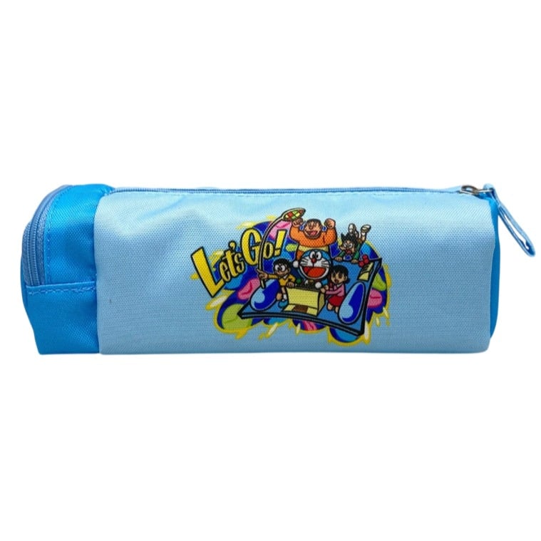 Túi Đựng Bút Vải Doraemon PCA-023/DO Màu Xanh (Túi 1) (5404-Tl)