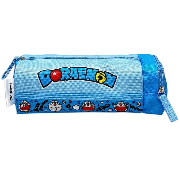 Túi Đựng Bút Vải Doraemon PCA-023/DO Màu Xanh (Túi 1) (5404-Tl)