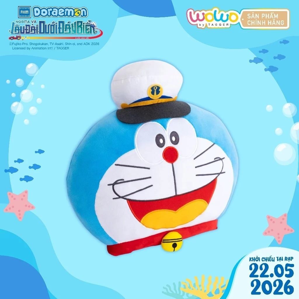 Tagger Gối Bông Nhân Vật Doraemon Phim 2026