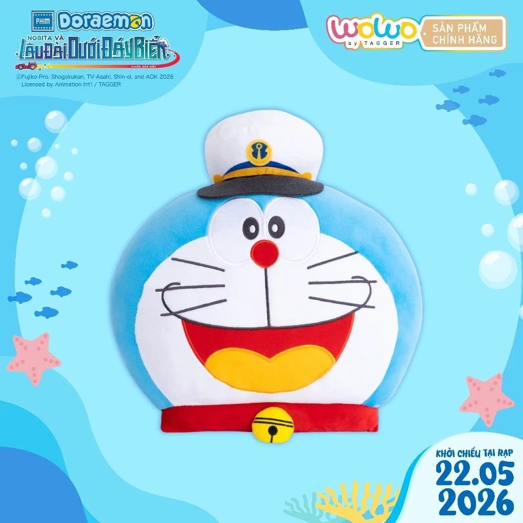 Tagger Gối Bông Nhân Vật Doraemon Phim 2026