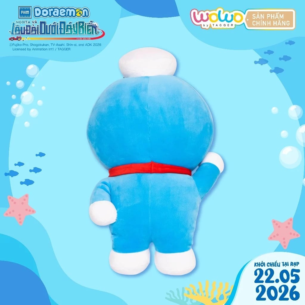 Tagger Gối Bông Nhân Vật Doraemon Phim 2026