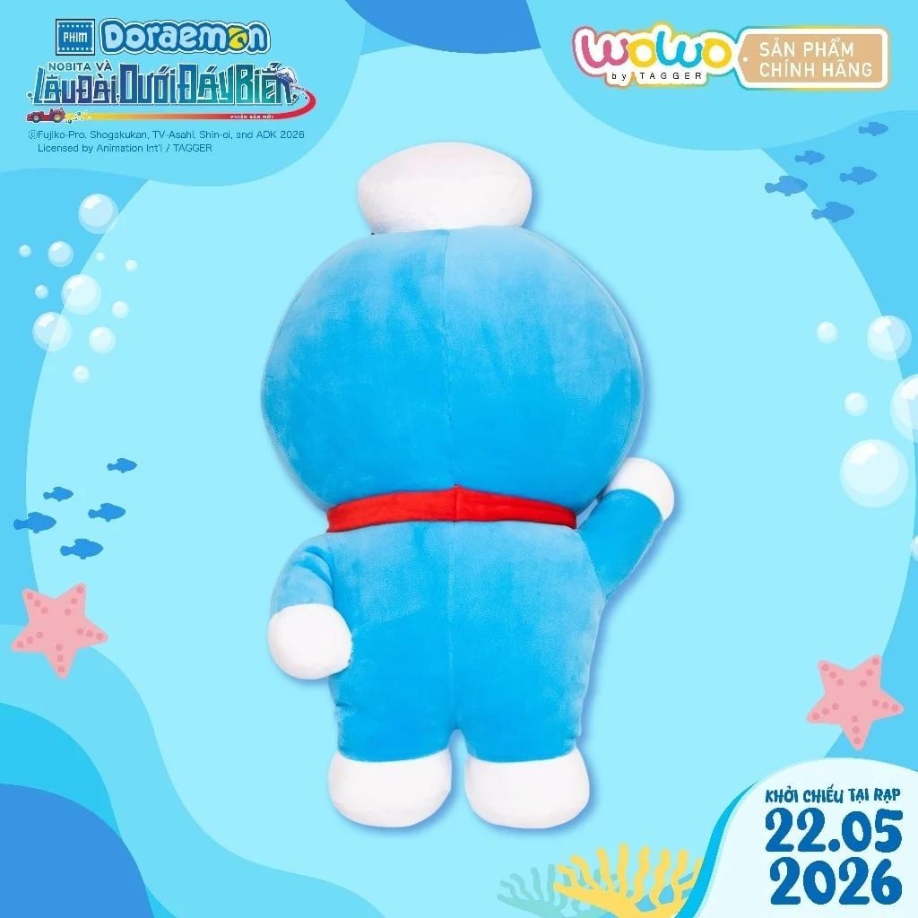 Tagger Gối Bông Nhân Vật Doraemon Phim 2026