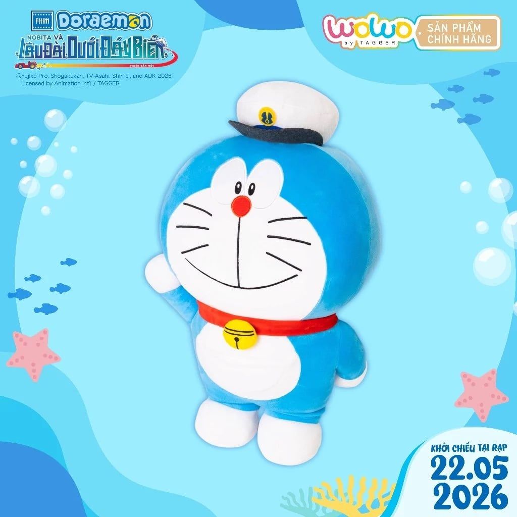 Tagger Gối Bông Nhân Vật Doraemon Phim 2026