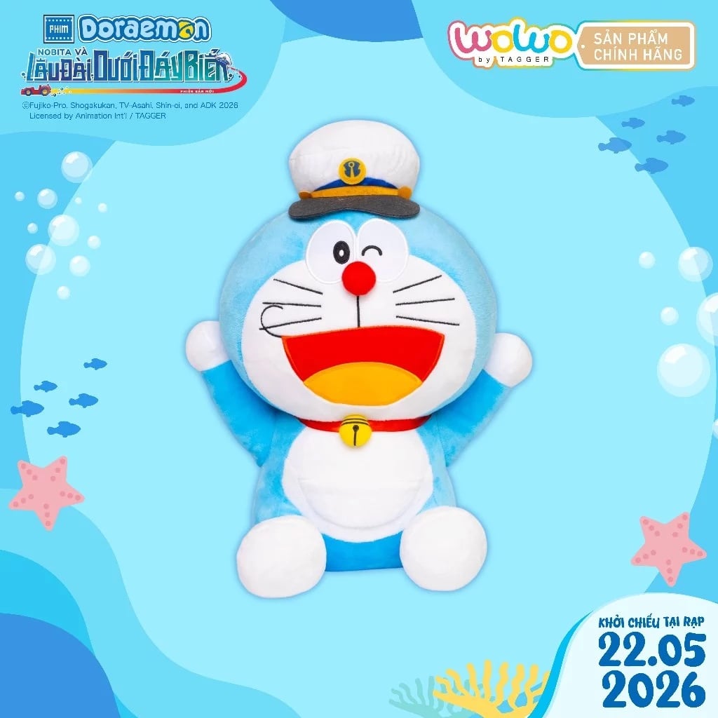 Tagger Nhân Vật Doraemon Nhồi Bông Phim 2026