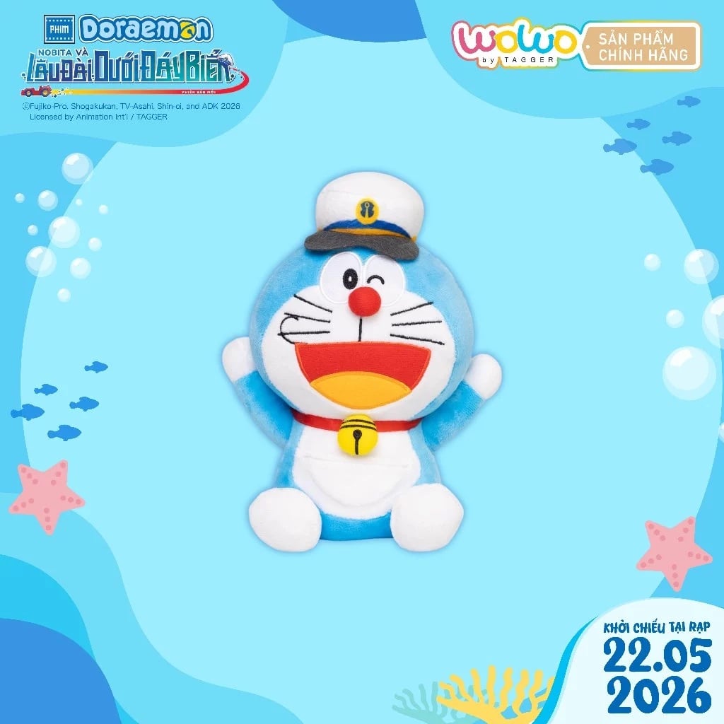 Tagger Nhân Vật Doraemon Nhồi Bông Phim 2026