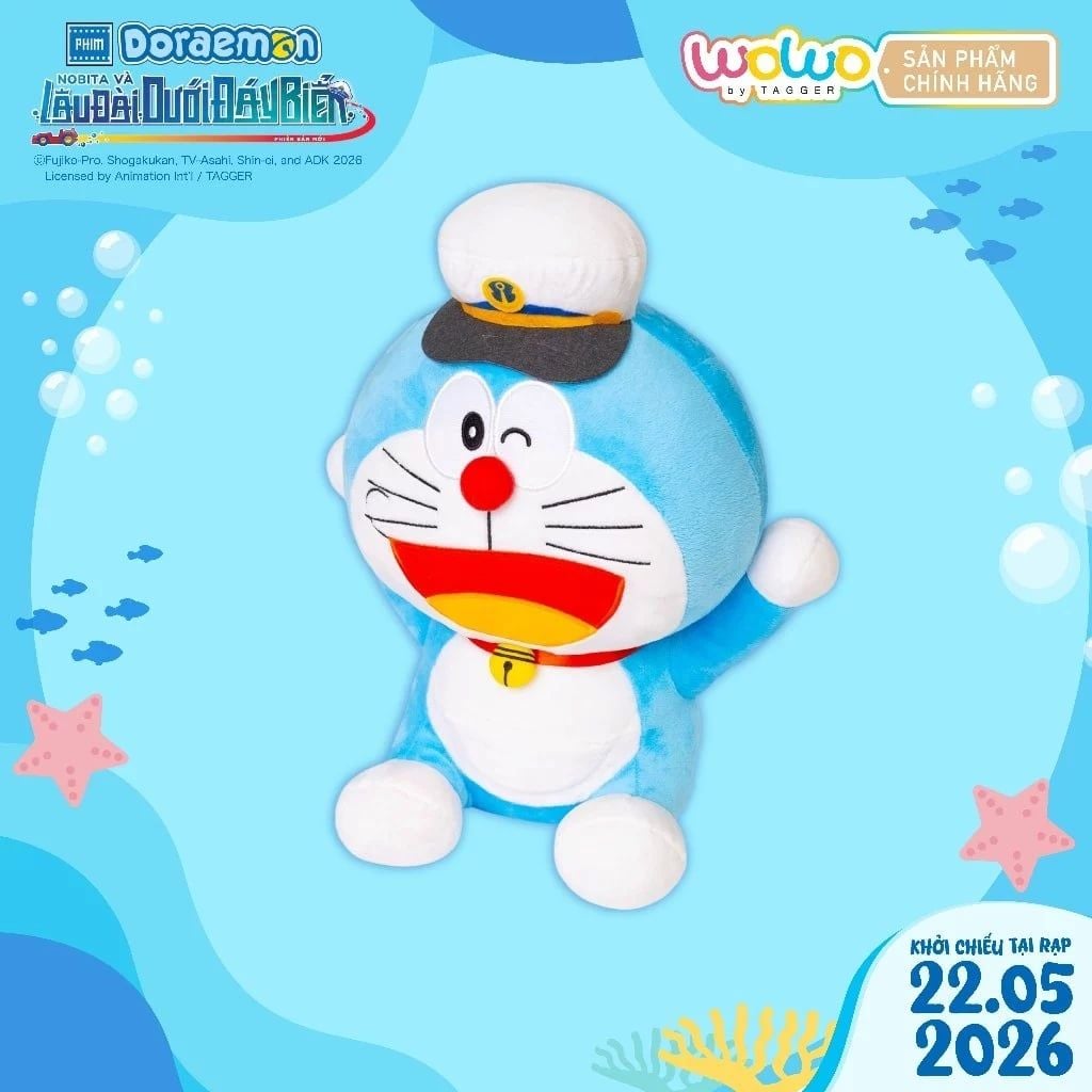 Tagger Nhân Vật Doraemon Nhồi Bông Phim 2026