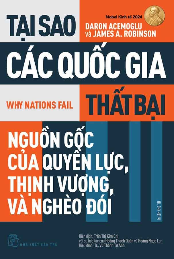 Tại Sao Các Quốc Gia Thất Bại (Tái bản năm 2024) (Nobel Kinh tế 2024)