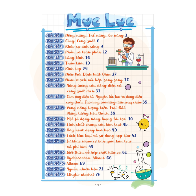Take Note Khoa Học Tự Nhiên Lý - Hóa - Sinh 9
