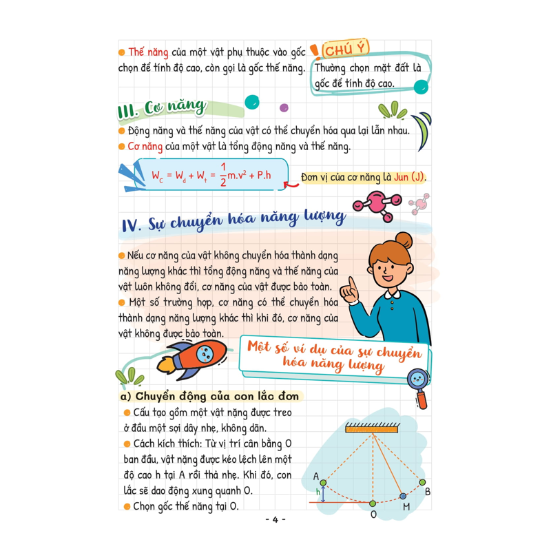 Take Note Khoa Học Tự Nhiên Lý - Hóa - Sinh 9