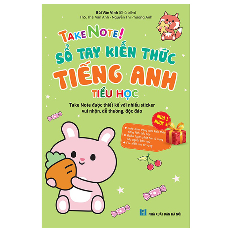 Take Note Sổ Tay Kiến Thức Tiếng Anh Tiểu Học