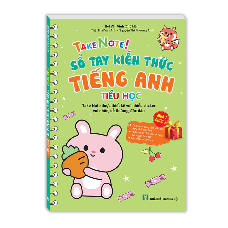 Take Note Sổ Tay Kiến Thức Tiếng Anh Tiểu Học