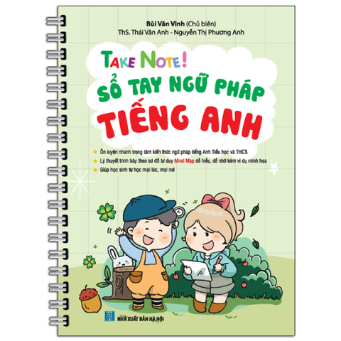 Take Note - Sổ Tay Ngữ Pháp Tiếng Anh (Gáy Lò Xo)