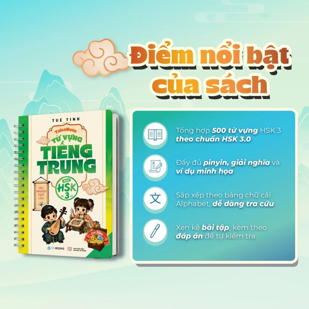 Takenote - Từ Vựng Tiếng Trung - New Hsk 3