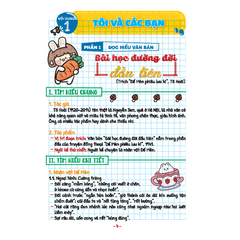 Take Note Văn 6-Theo Chương Trình SGK Mới Nhất