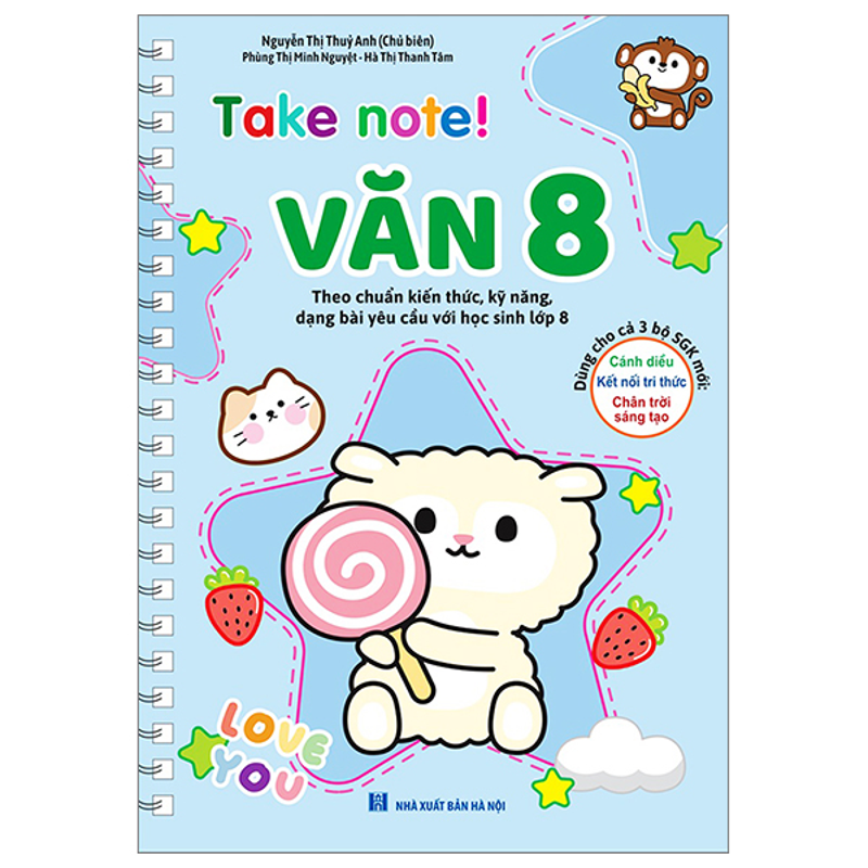 Take Note Văn 8 Dùng Cho Cả 3 Bộ SGK Mới