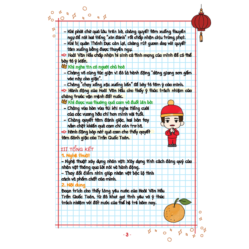 Take Note Văn 8-Theo Chương Trình SGK Mới Nhất
